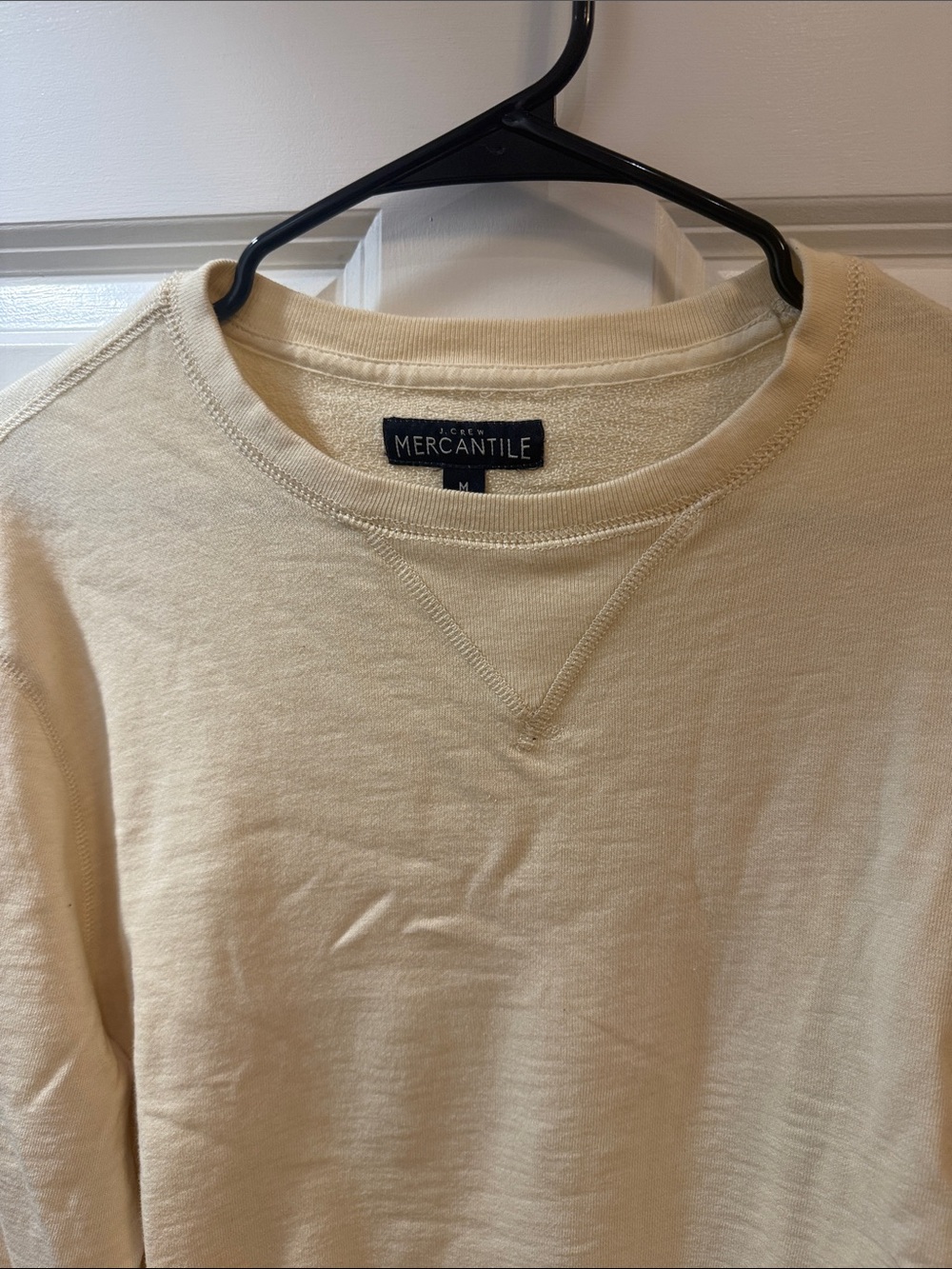Cream J Crew Mercantile Crewneck Sweater - Men’s Medium NWOT